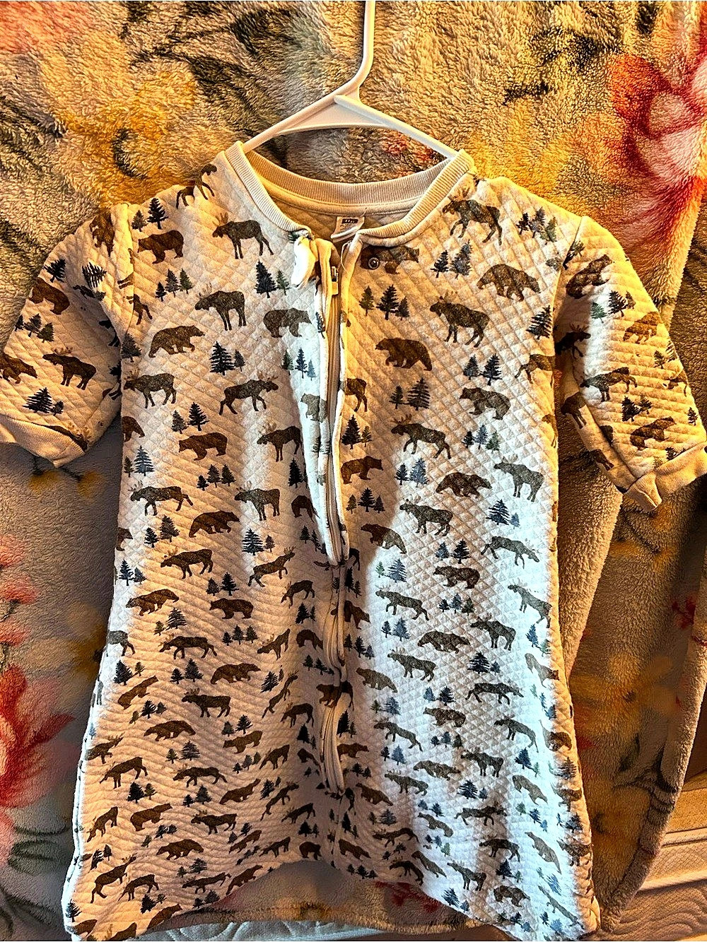 Carters Baby Animal Print One-Piece Sleep Sack Size XL (18-24M)